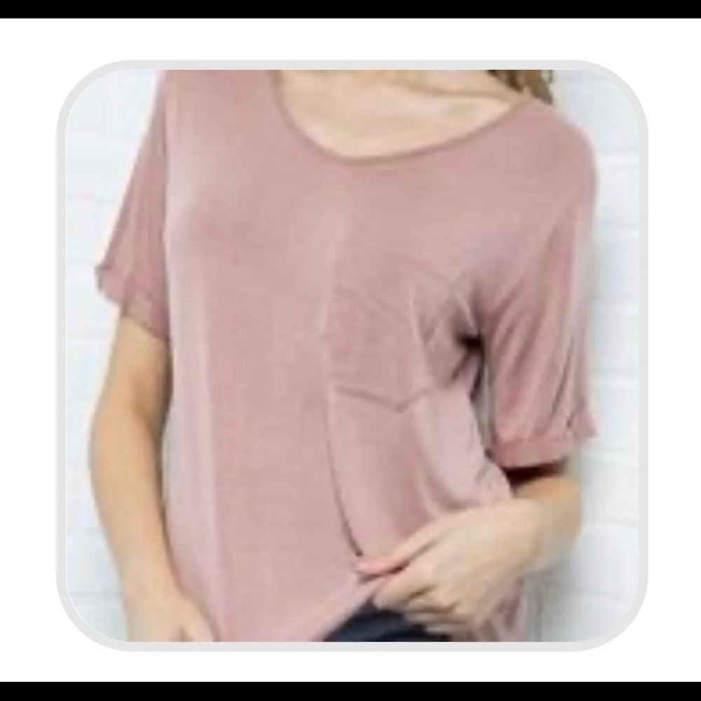 Mauve Pocket Tee